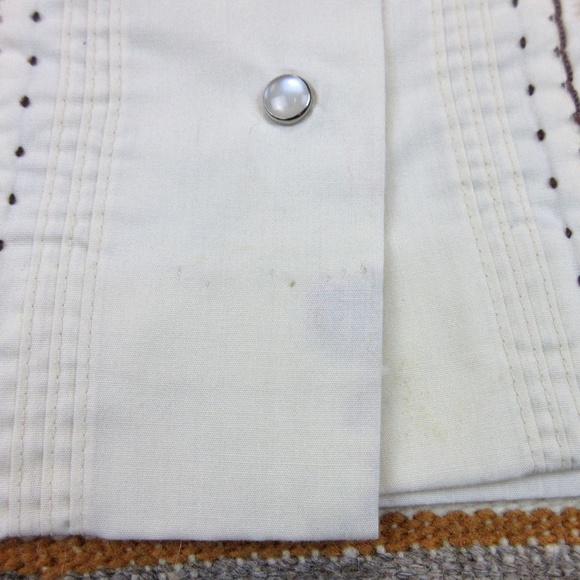 Vintage 1960's Western Cowgirl Pearl Snap Blouse - Picture 4 of 7